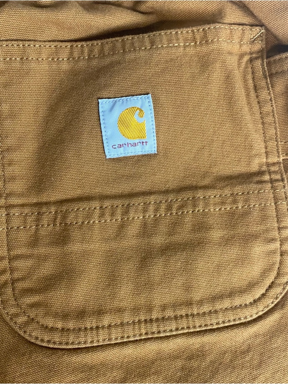 Carhartt Shorts Women 6 Brown Rugged Flex Canvas Relaxed Utility Shorts - Picture 5 of 12